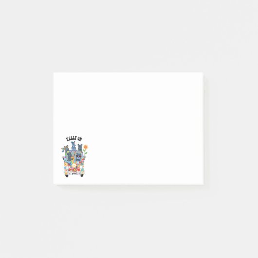 Opmerkingen voor Woofstock Kerry Blue Terrier Post Post-it® Notes (Voorkant)