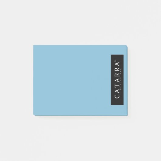 Opmerkingen: zwart Logo rechts Post-it® Notes (Voorkant)