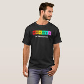 Opname is elementaire LGBT-vlaggengeigenmaand T-shirt (Voorkant volledig)
