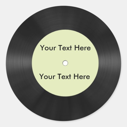 Opname Ronde Sticker (Voorkant)