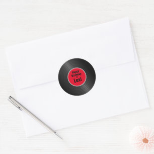 Opname Ronde Sticker