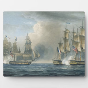 Opname van de Pomone door HMS Arethusa voor Cuba i Fotoplaat
