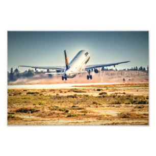 Opname van Lufthansa Foto Afdruk