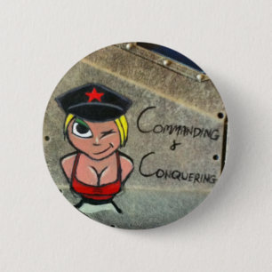Opnemen en veroveren ronde button 5,7 cm