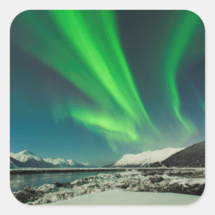 Opnieuw Arm Aurora Vierkante Sticker