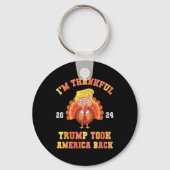 Opnieuw ben ik dankbaar dat Trump gewonnen heeft e Sleutelhanger (Voorkant)