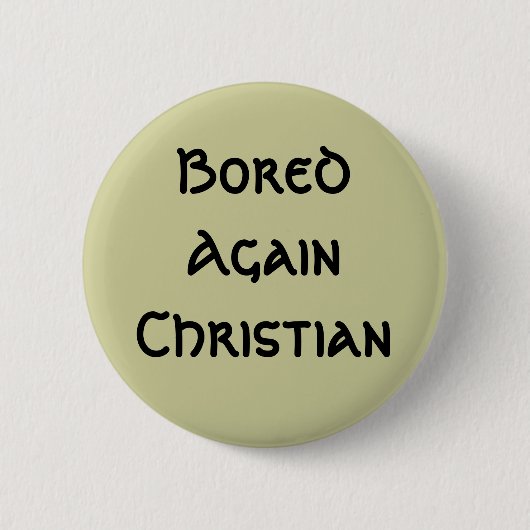 Opnieuw Christelijk Ronde Button 5,7 Cm (Voorkant)