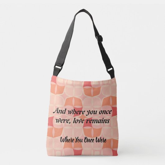 Opnieuw en altijd gekozen, videoversie crossbody tas (Voorkant)