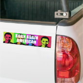 OPNIEUW GEBOREN AMERIKAANS BUMPERSTICKER (Op Truck)