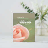 Opnieuw geboren briefkaart (Staand voorkant)