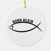 Opnieuw geboren keramisch ornament (Achterkant)