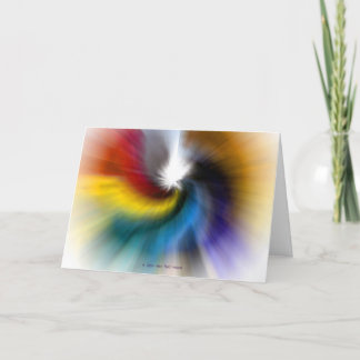 "Opnieuw geboren Regenboog" Kaart