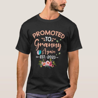 Opnieuw gepromoot naar Granny Est 2023 Zwangerscha T-shirt
