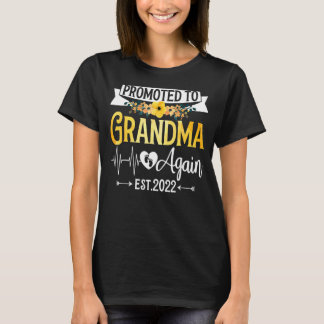 Opnieuw gepromoot naar oma in 2022-Moederdag T-shirt