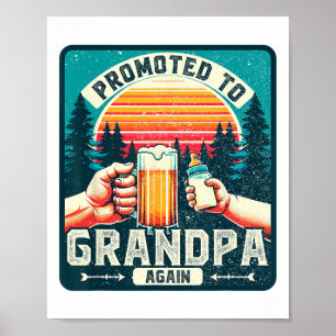 Opnieuw gepromoot naar opa poster