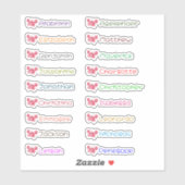 Opnieuw naar school aangepaste stickers met meerde (Vel)