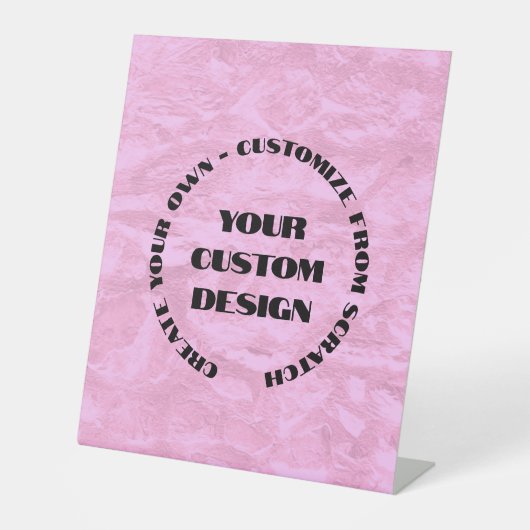 Opnieuw ontwerpen vanuit Scratch Creëer Uw eigen Reclamebord Met Voetstuk (Voorkant)