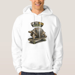 Opnieuw Op Pad Schildpad Skateboard Hoodie