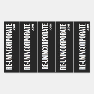 OPNIEUW OPNEMEN RECHTHOEKIGE STICKER