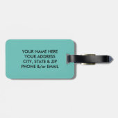 Opnieuw over de weg Bagagelabel (Achterkant horizontaal)