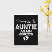 Opnieuw tante sinds 2024 Zwangerschapsaankondiging Kaart (Gele Bloem)