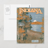 Opnieuw thuis in Indiana Briefkaart (Voorkant / Achterkant)