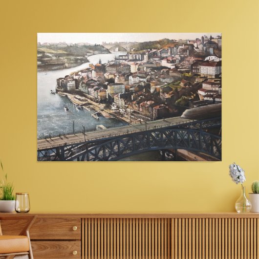 Oporto Canvas Afdruk (Insitu (Woonkamer))
