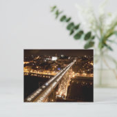 Oporto ville par nuit Carte postale (Debout devant)