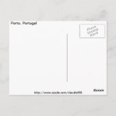 Oporto ville par nuit Carte postale (Dos)