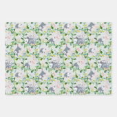 Opossum Circles Gift Wrapping Set Wrapping Paper S (Voorkant)