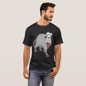 Opossum Cook Chef pet T-shirt (Voorkant volledig)
