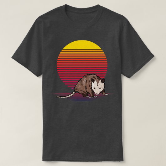 Opossum damp t-shirt (Design voorkant)
