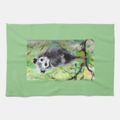 opossum dans les serviettes de cuisine arborées (Horizontal)