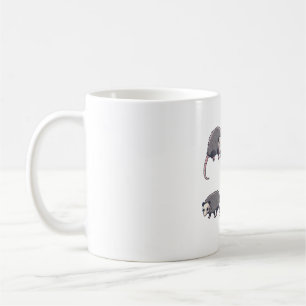 Opossum Delight � schattige dierlijke kunst Koffiemok