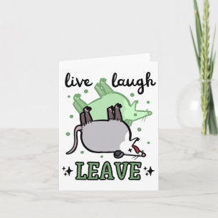 Opossum Grappig Live Lachen Weg Duistere Humor Pos Kaart