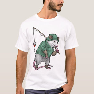 Opossum Hengel Vissen T-shirt