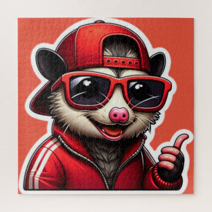 OPOSSUM IN ROOD SPOOR PAK LEGPUZZEL