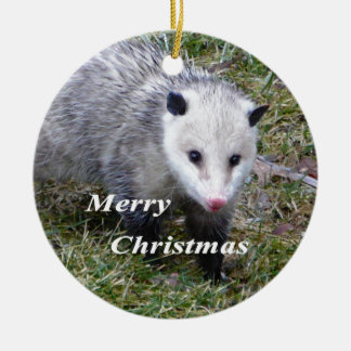 Opossum Keramisch Ornament
