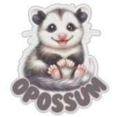 OPOSSUM - KINDERDAGVERBLIJF STICKER (Voorkant)