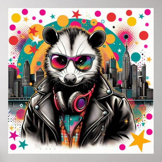 OPOSSUM-LEVEN IN DE STAD 3 POSTER (Voorkant)