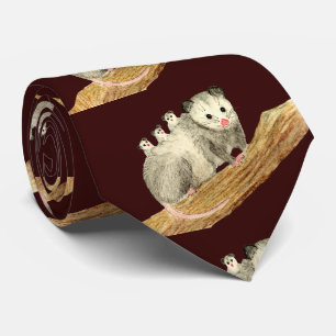 Opossum mama stropdas