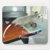 Opossum Mousepad Muismat (Voorkant)
