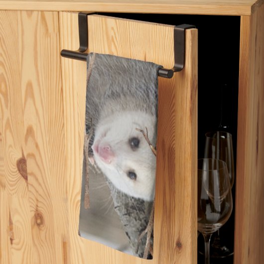 Opossum Nature Cuisine Serviette main (Pliage en tiers)