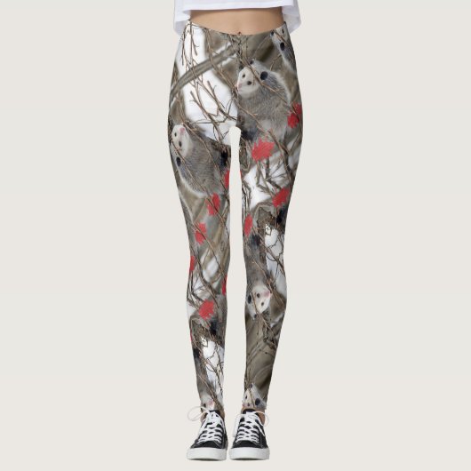 Opossum Natuur Leggings (Voorkant)