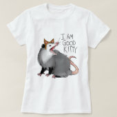 Opossum Shirt I Funny Possum I a Good Kat (Design voorkant)