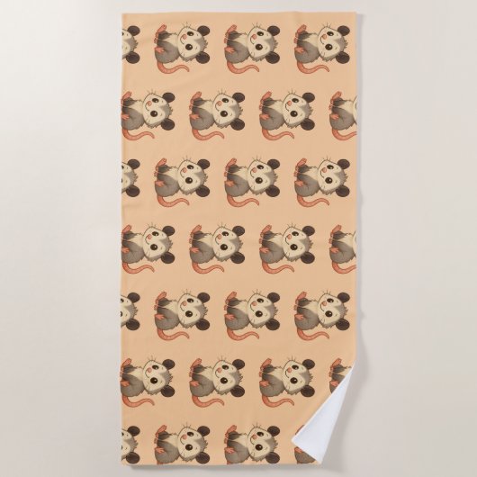 Opossum strandlaken (Voorkant)