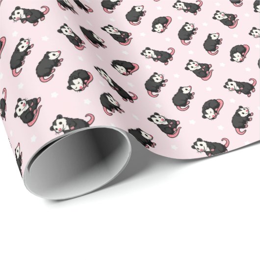 Opossums Cadeaupapier (Rol Hoek)