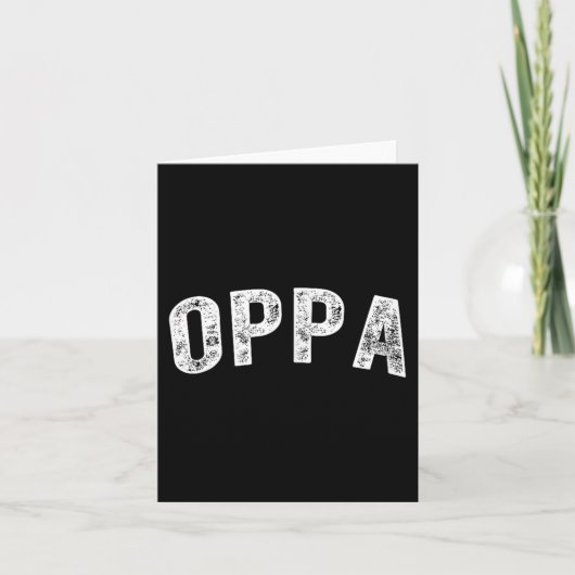 Oppa kaart (Voorkant)