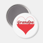 Oppa Poland Heart Magneet (Voorkant / Achterkant)
