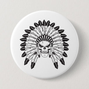 opperbevelhebber ronde button 7,6 cm